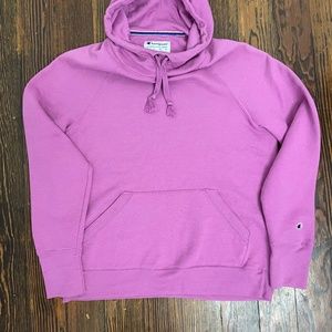 VINTAGE Pink Authentic Champion Hoodie  Size Small